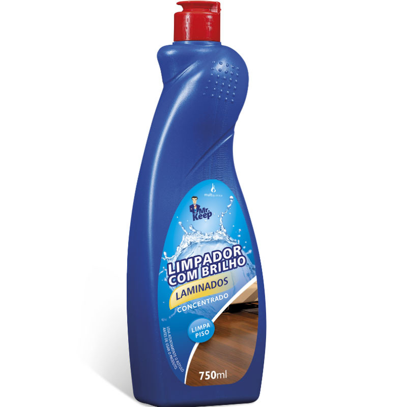 limpa piso laminado com cera mr keep 750ml