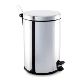 Lixeira Inox pedal e Balde Brinox - 20L