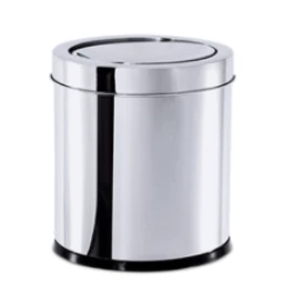 Lixeira Inox com Tampa Basculante Brinox - 5,4l