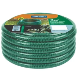 Mangueira Flex Tramontina em PVC 3 camadas - Cor Verde, 10m