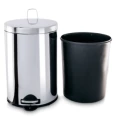 Lixeira Inox pedal e Balde Brinox - 20L